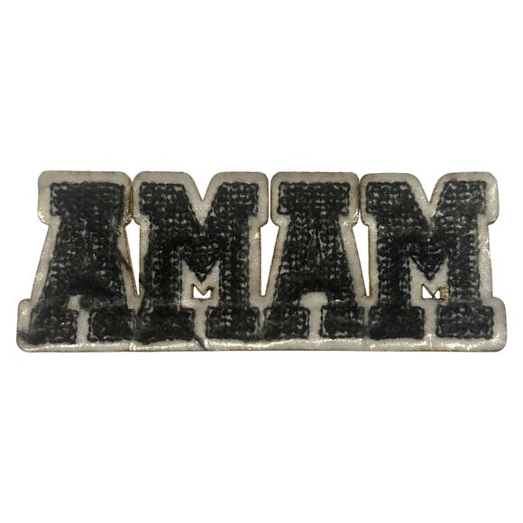 Black and Gold MAMA Iron On Patch - Picture 3 of 3